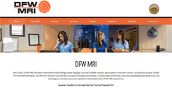 Desktop Screenshot of dfwopenmri.com